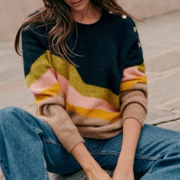 Sezane Sweaters - NWT - Sezane - Howard Jumper - Multi - XS